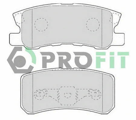 Kit de plaquettes de frein, frein à disque PROFIT 5000-1604 C