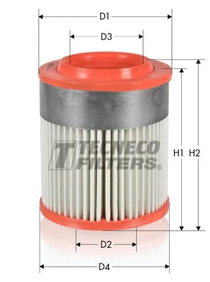 Filtre à air TECNECO FILTERS AR1652/1