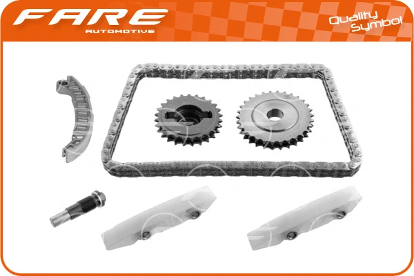 Kit de distribution par chaîne FARE SA 12898