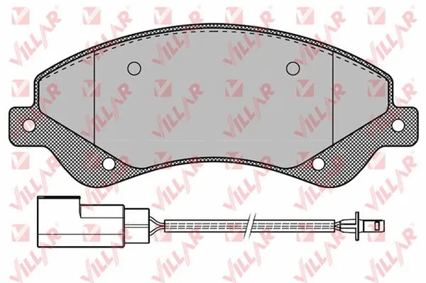 Kit de plaquettes de frein, frein à disque VILLAR 626.1259
