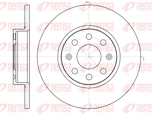 Disque de frein REMSA 61209.00