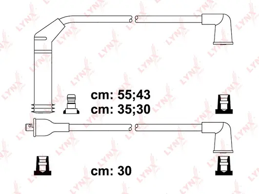 Kit de câbles d'allumage LYNXAUTO SPC5513