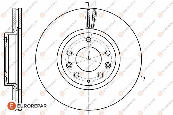 Disque de frein EUROREPAR 1618889680