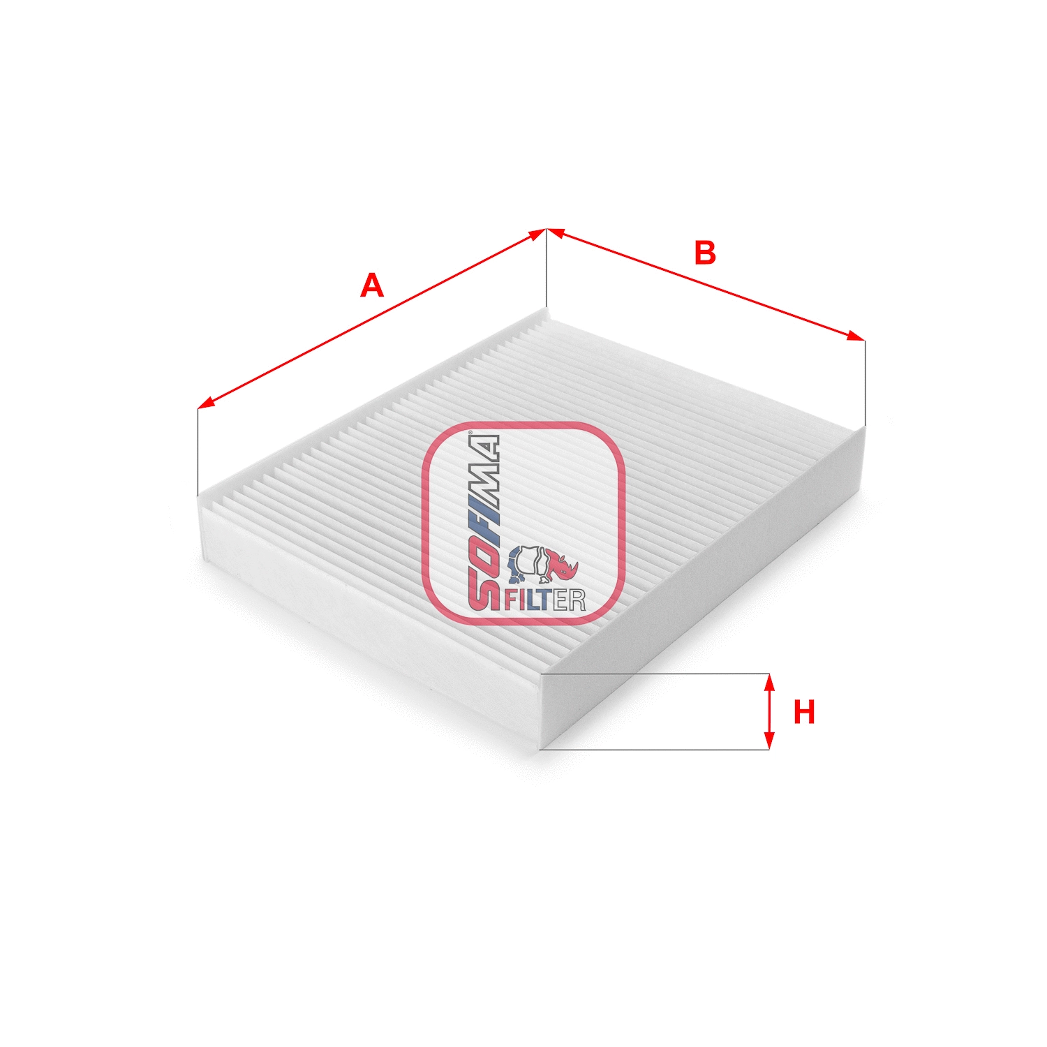 Filtre, air de l'habitacle SOFIMA S 3076 C
