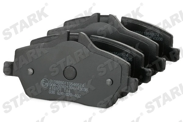Kit de plaquettes de frein, frein à disque Stark SKBP-0011745