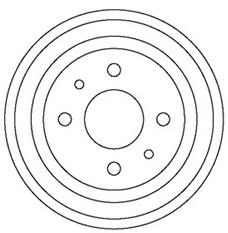 Tambour de frein ABTEX BDM929