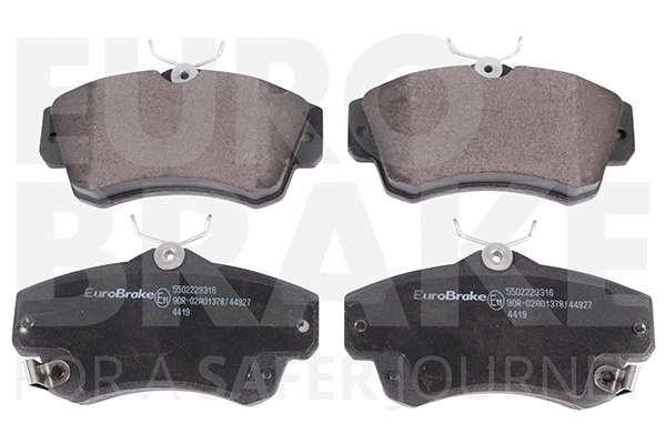 Kit de plaquettes de frein, frein à disque EUROBRAKE 5502229316