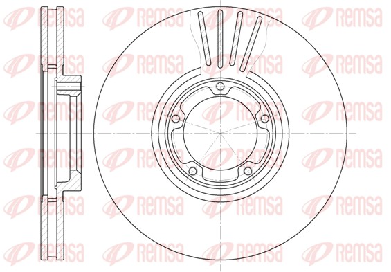 Disque de frein REMSA 6519.10