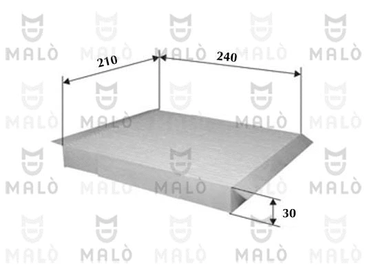 Filtre, air de l'habitacle AKRON-MALÒ 1530901