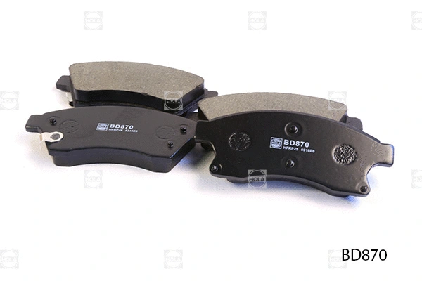 Kit de plaquettes de frein, frein à disque HOLA BD870