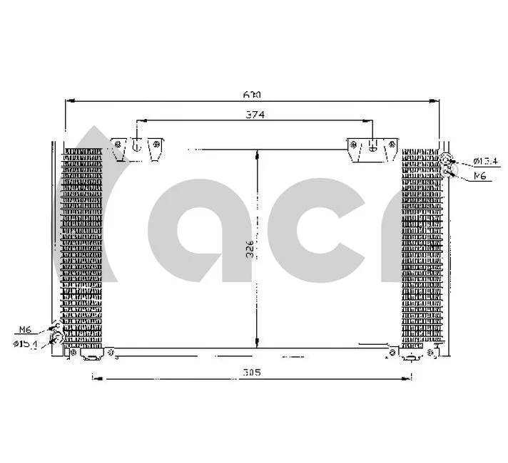 Condenseur, climatisation ACR 300306