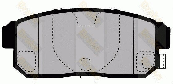 Kit de plaquettes de frein, frein à disque Brake ENGINEERING PA1611