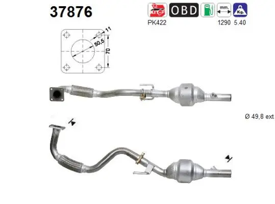 Catalyseur AS 37876
