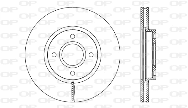 Disque de frein OPEN PARTS BDR2688.20