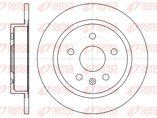 Disque de frein REMSA 61279.00