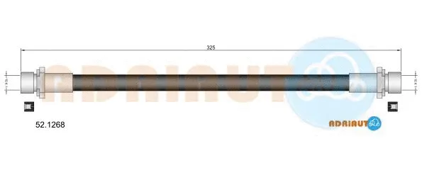 Flexible de frein ADRIAUTO 52.1268