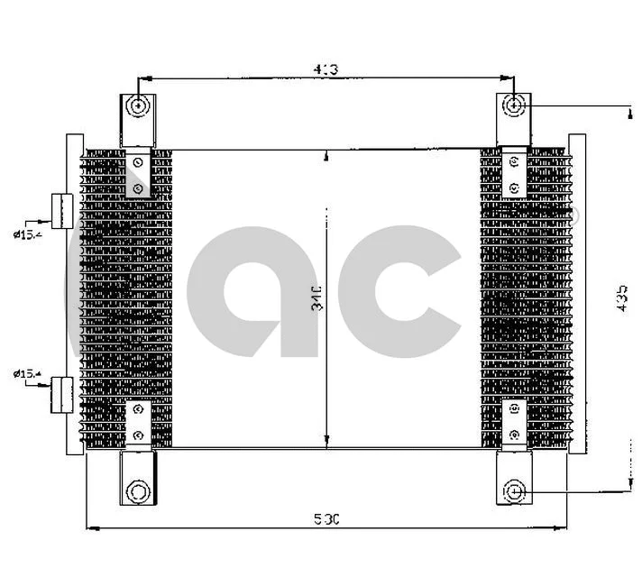 Condenseur, climatisation ACR 300543