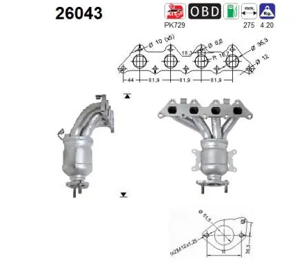 Catalyseur AS 26043