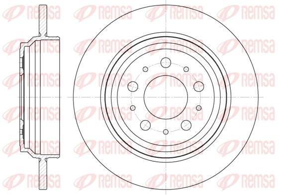 Disque de frein REMSA 6916.00