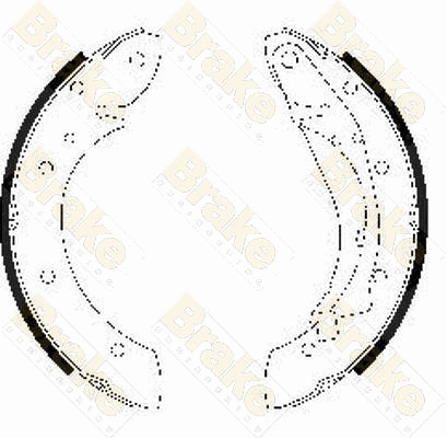 Jeu de mâchoires de frein Brake ENGINEERING SH2526