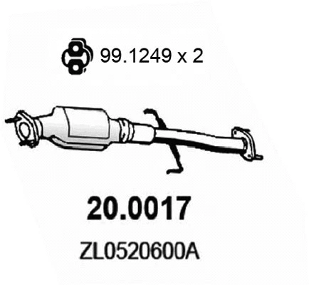 Catalyseur ASSO 20.0017
