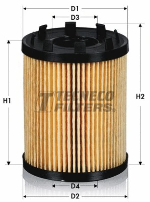 Filtre à huile TECNECO FILTERS OL0246E