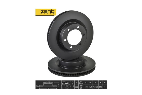 Disque de frein ZentParts Z06289