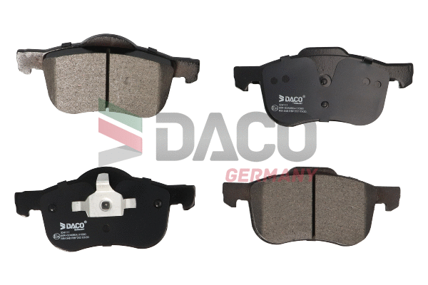 Kit de plaquettes de frein, frein à disque DACO Germany 324111