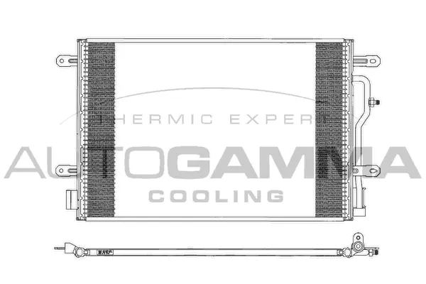 Condenseur, climatisation AUTOGAMMA 102988
