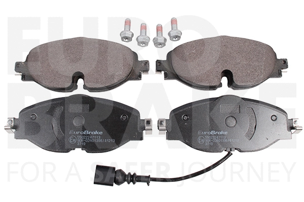 Kit de plaquettes de frein, frein à disque EUROBRAKE 55022247113