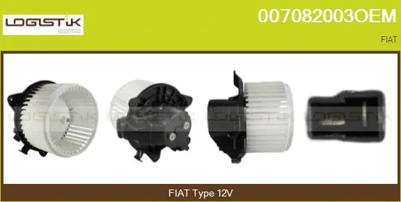 Pulseur d'air habitacle LGK 007082003OEM