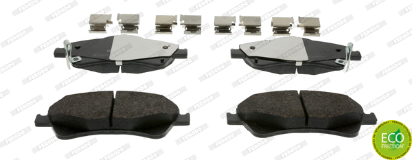 Kit de plaquettes de frein, frein à disque FERODO FDB4326
