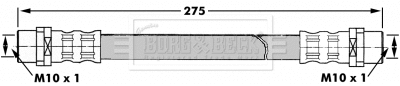 Flexible de frein BORG & BECK BBH7306