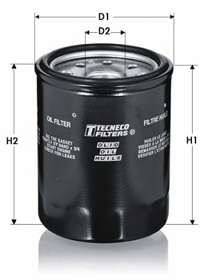 Filtre à huile TECNECO FILTERS OL1280