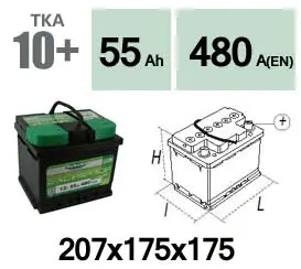 Batterie de démarrage Technika TKA10+