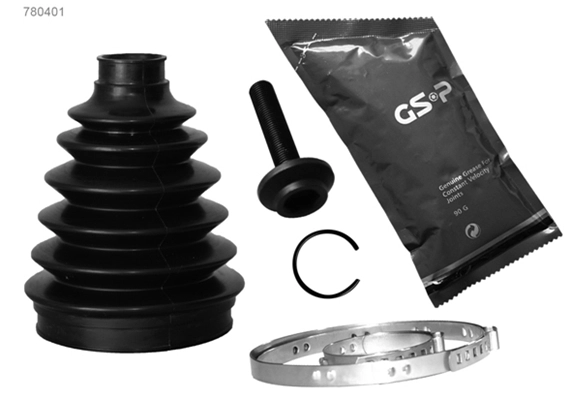 Jeu de joints-soufflets, arbre de commande GSP-BR 780401