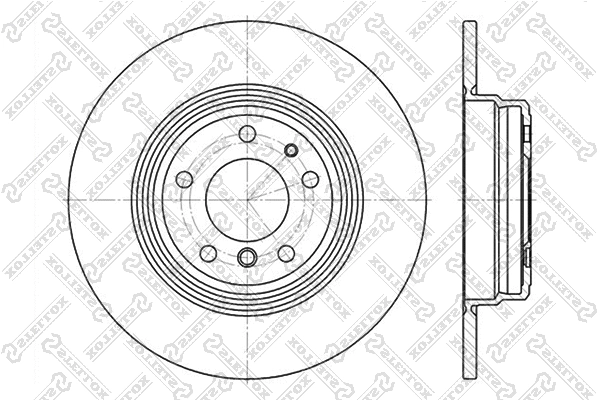 Disque de frein STELLOX 6020-1533-SX