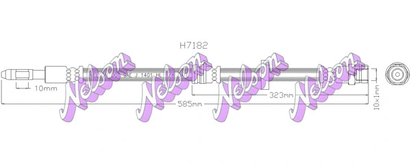 Flexible de frein KAWE H7182