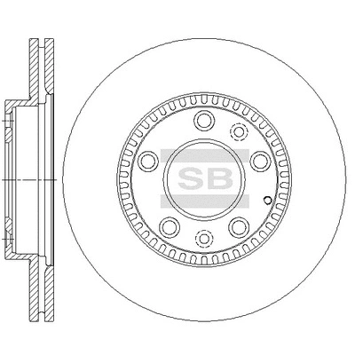 Disque de frein Hi-Q SD4434