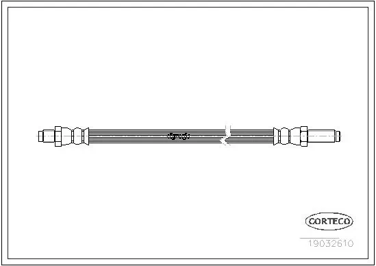 Flexible de frein CORTECO 19032610