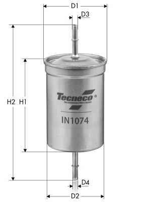 Filtre à carburant TECNECO FILTERS IN1074