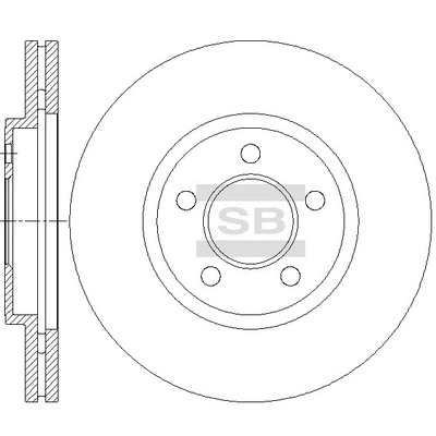 Disque de frein Hi-Q SD5326