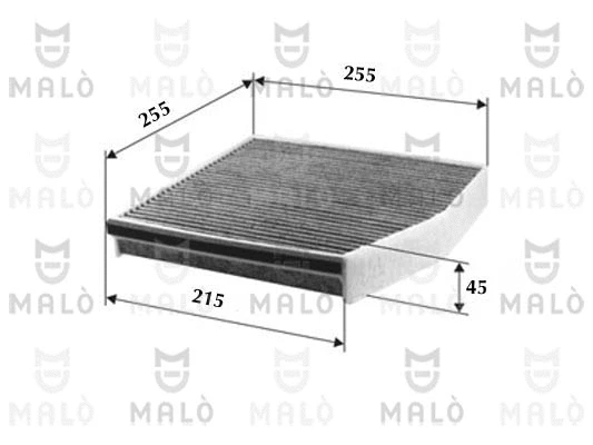 Filtre, air de l'habitacle AKRON-MALÒ 1532242