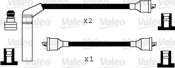 Kit de câbles d'allumage VALEO 346017