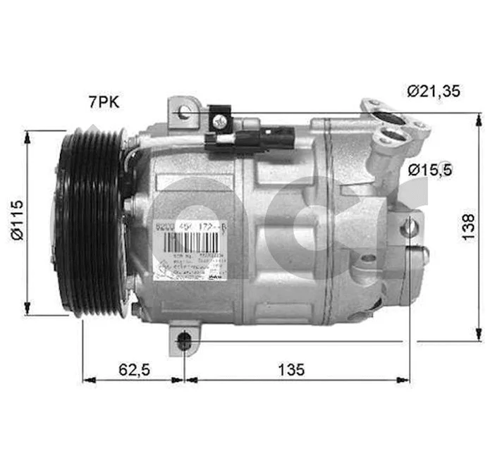 Compresseur, climatisation ACR 132914