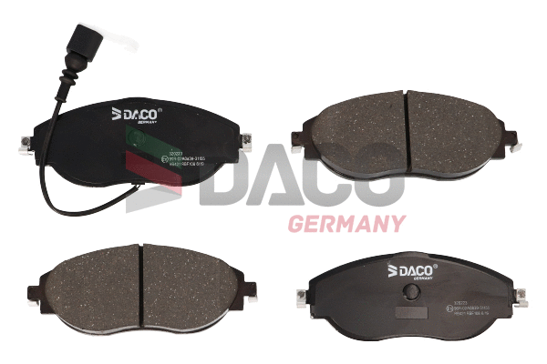 Kit de plaquettes de frein, frein à disque DACO Germany 320223
