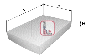 Filtre, air de l'habitacle SOFIMA S 3127 C