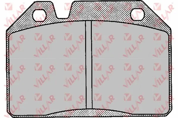 Kit de plaquettes de frein, frein à disque VILLAR 626.0123
