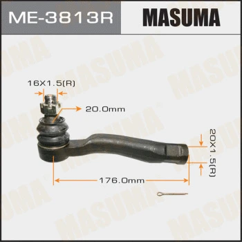 Rotule de barre de connexion MASUMA ME-3813R