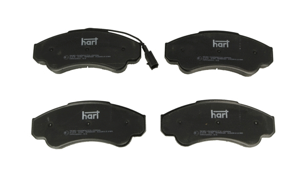 Kit de plaquettes de frein, frein à disque HART 219 136